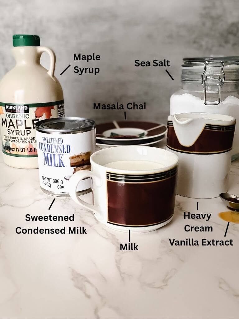 Chai Ice Cream Ingredients