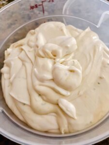 1 quart Lime curd ice cream